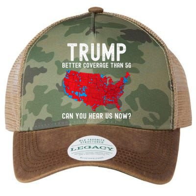 Trump Better Coverage Than 5g Can You Hear Us Now? Legacy Tie Dye Trucker Hat