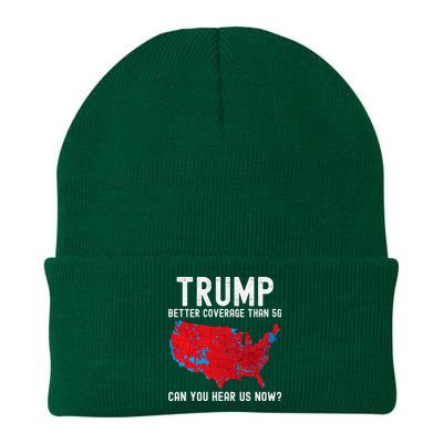 Trump Better Coverage Than 5g Can You Hear Us Now? Knit Cap Winter Beanie