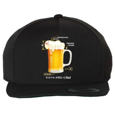 Technical Beer Craft Beergineer Brewer Cool Gift Wool Snapback Cap