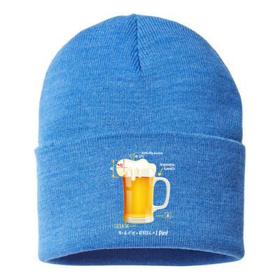 Technical Beer Craft Beergineer Brewer Cool Gift Sustainable Knit Beanie