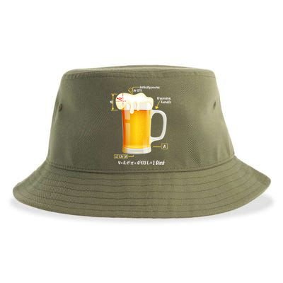 Technical Beer Craft Beergineer Brewer Cool Gift Sustainable Bucket Hat