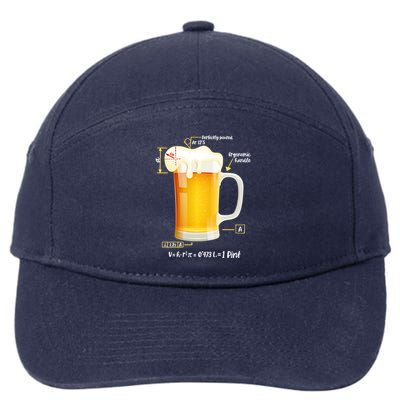 Technical Beer Craft Beergineer Brewer Cool Gift 7-Panel Snapback Hat