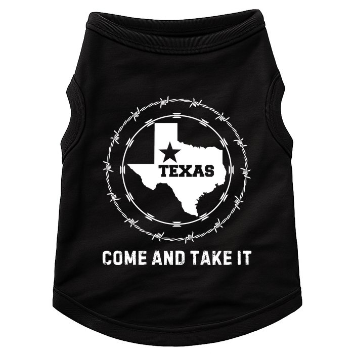 Texas Border Crisis Come And Take It Doggie Tank