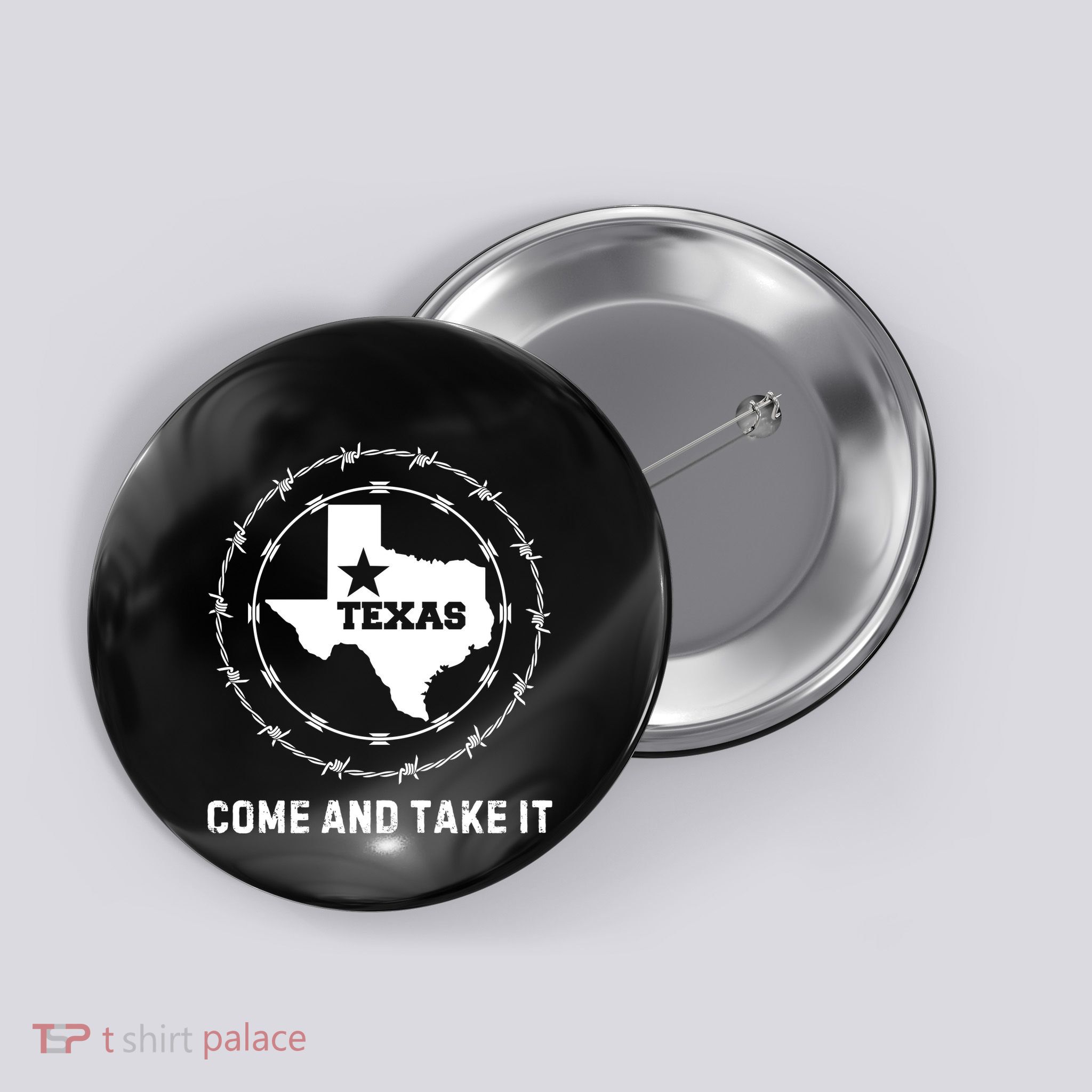 Texas Border Crisis Come And Take It Button