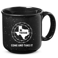 Texas Border Crisis Come And Take It 15oz Campfire Ceramic Mug
