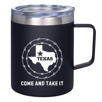 Texas Border Crisis Come And Take It 12oz Stainless Steel Coffee Mug