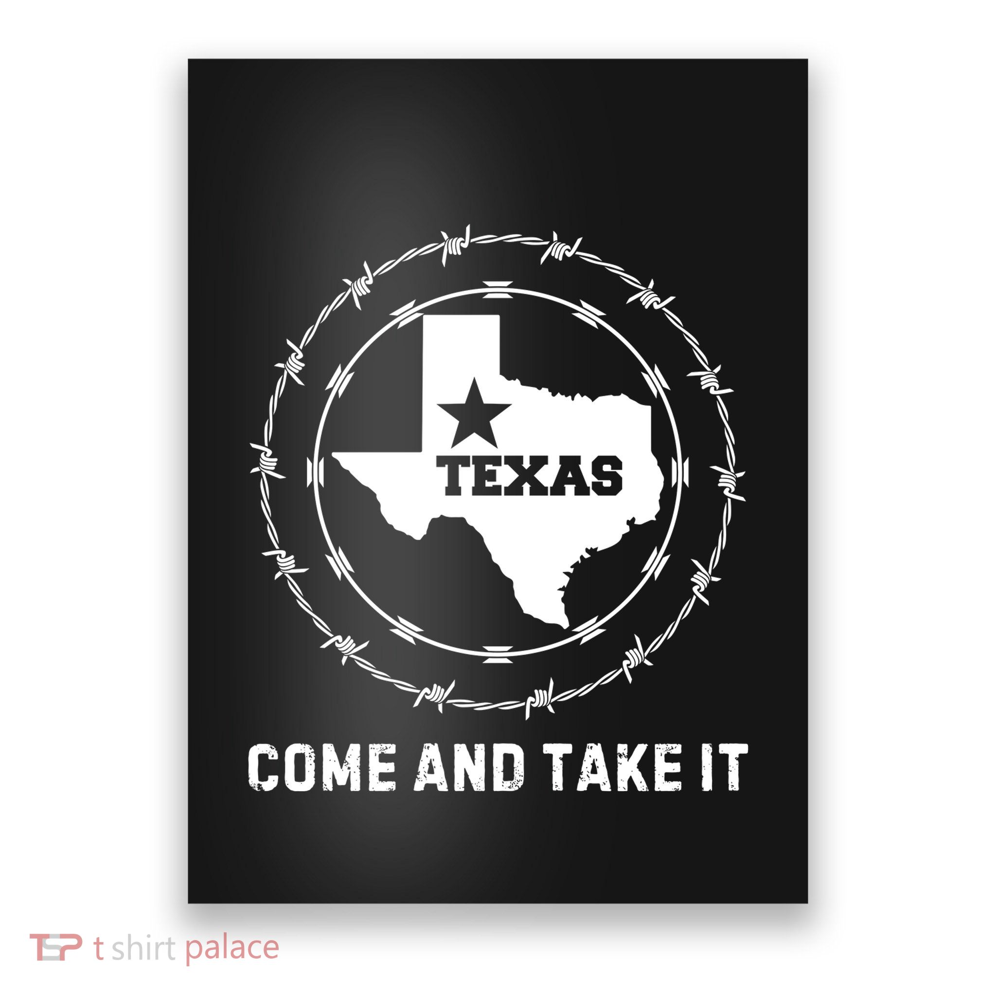 Texas Border Crisis Come And Take It Poster