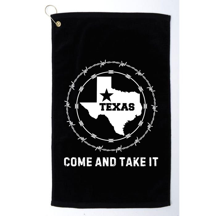 Texas Border Crisis Come And Take It Golf Towel