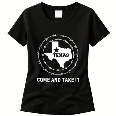 Texas Border Crisis Come And Take It Womens T-Shirt