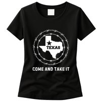 Texas Border Crisis Come And Take It Womens T-Shirt