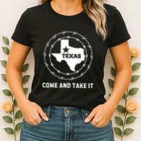 Texas Border Crisis Come And Take It Womens T-Shirt
