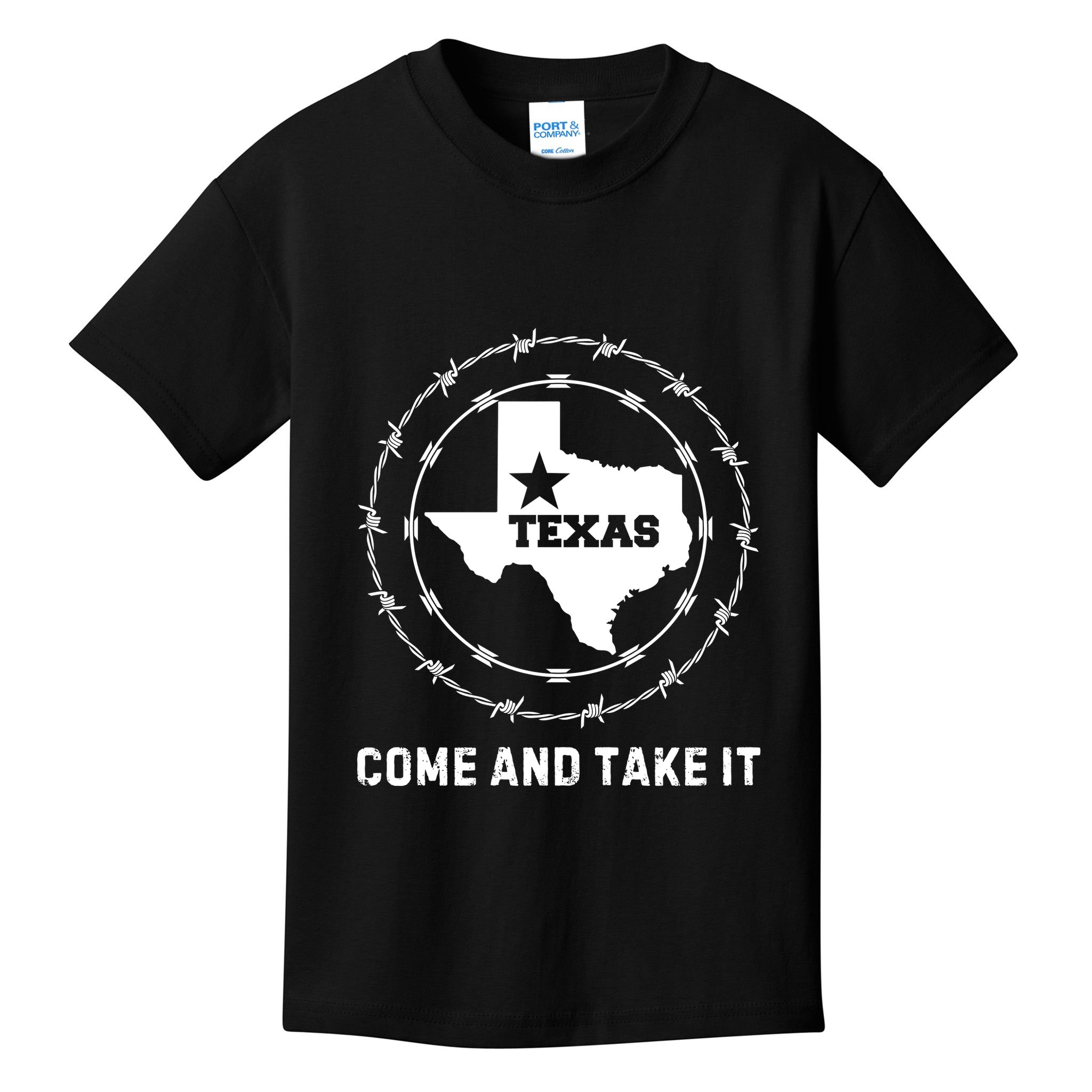 Texas Border Crisis Come And Take It Kids T-Shirt