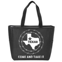 Texas Border Crisis Come And Take It Zip Tote Bag