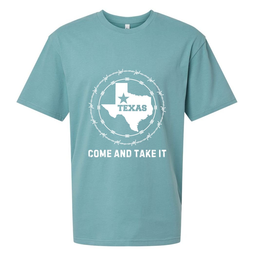 Texas Border Crisis Come And Take It Sueded Cloud Jersey T-Shirt