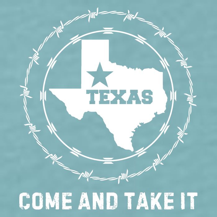 Texas Border Crisis Come And Take It Sueded Cloud Jersey T-Shirt
