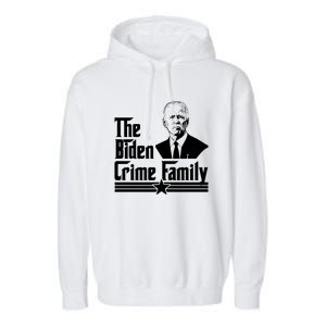 The Biden Chinese Crime Family Puppet Humor Anti Against Garment-Dyed Fleece Hoodie