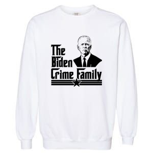 The Biden Chinese Crime Family Puppet Humor Anti Against Garment-Dyed Sweatshirt