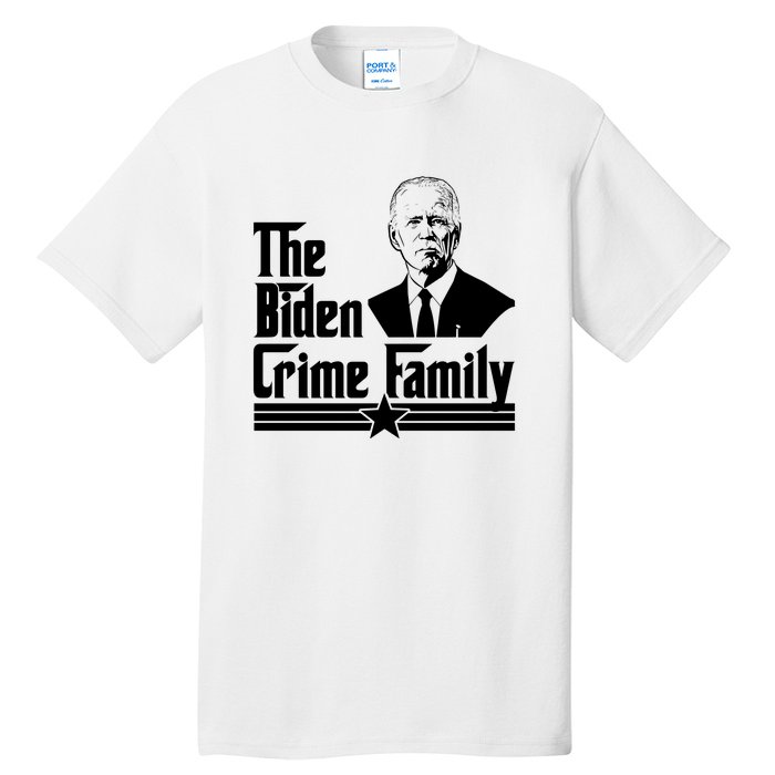 The Biden Chinese Crime Family Puppet Humor Anti Against Tall T-Shirt