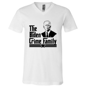 The Biden Chinese Crime Family Puppet Humor Anti Against V-Neck T-Shirt