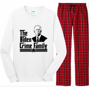 The Biden Chinese Crime Family Puppet Humor Anti Against Long Sleeve Pajama Set