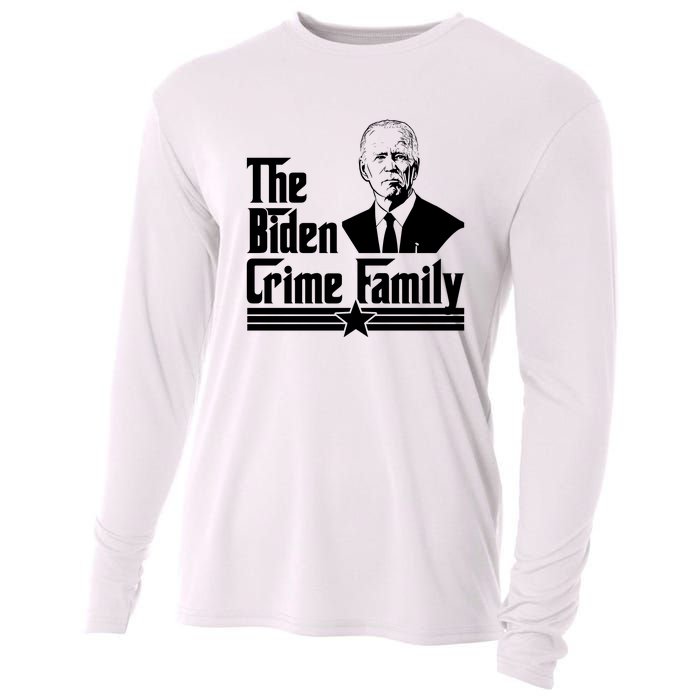 The Biden Chinese Crime Family Puppet Humor Anti Against Cooling Performance Long Sleeve Crew