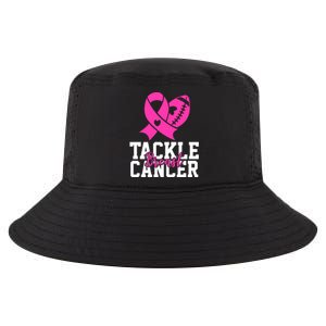 Tackle Breast Cancer Ribbon Football Cool Comfort Performance Bucket Hat