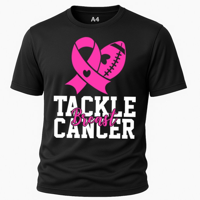 Tackle Breast Cancer Ribbon Football Performance Shirt