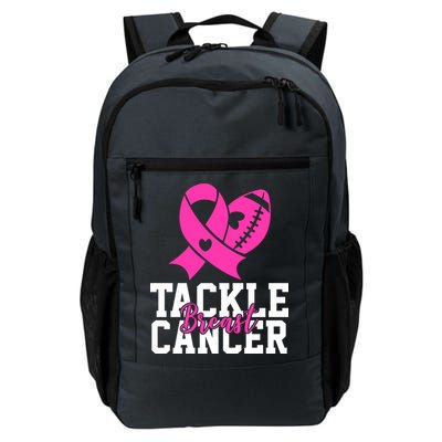 Tackle Breast Cancer Ribbon Football Backpack