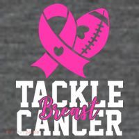 Tackle Breast Cancer Ribbon Football Premium T-Shirt