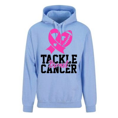 Tackle Breast Cancer Ribbon Football Unisex Surf Hoodie