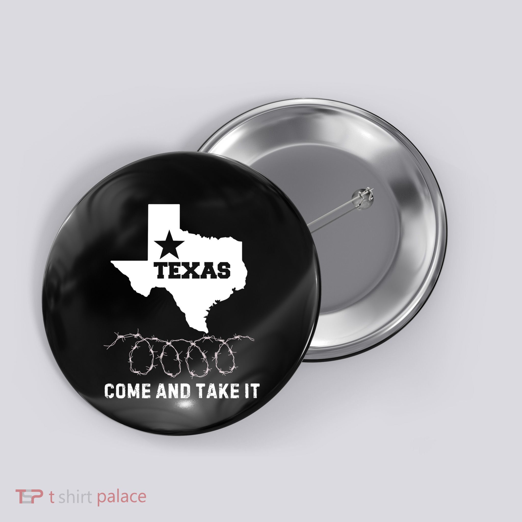 Texas Border Crisis Come And Take It Button