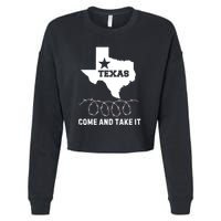 Texas Border Crisis Come And Take It Cropped Pullover Crew
