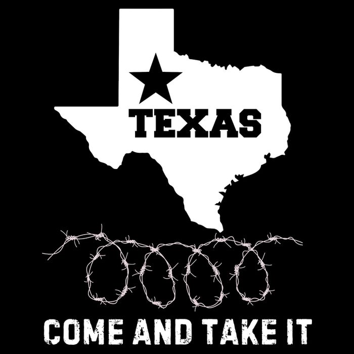 Texas Border Crisis Come And Take It Cropped Pullover Crew