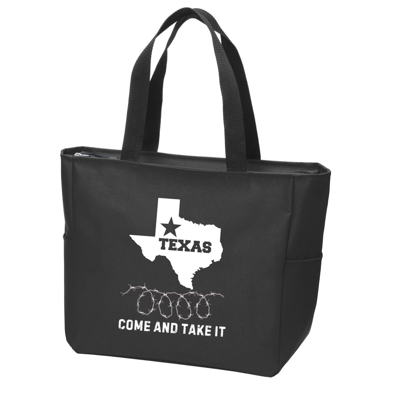 Texas Border Crisis Come And Take It Zip Tote Bag