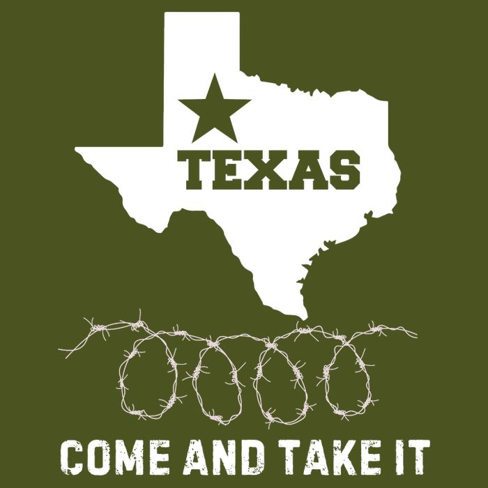 Texas Border Crisis Come And Take It Short Acrylic Beanie
