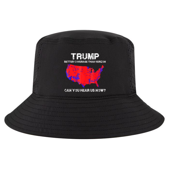 Trump Better Coverage Than Verizon Can You Hear Us Now Cool Comfort Performance Bucket Hat