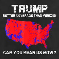 Trump Better Coverage Than Verizon Can You Hear Us Now Cool Comfort Performance Bucket Hat