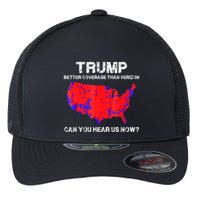 Trump Better Coverage Than Verizon Can You Hear Us Now Flexfit Unipanel Trucker Cap