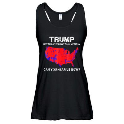 Trump Better Coverage Than Verizon Can You Hear Us Now Ladies Essential Flowy Tank