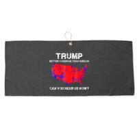 Trump Better Coverage Than Verizon Can You Hear Us Now Large Microfiber Waffle Golf Towel