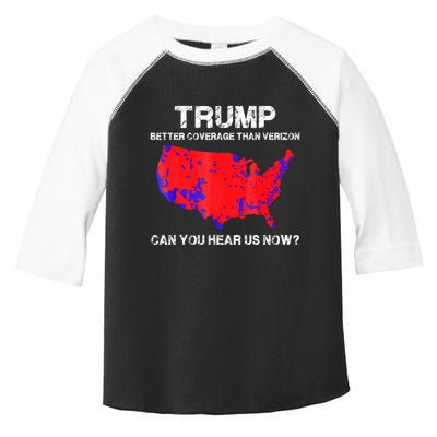 Trump Better Coverage Than Verizon Can You Hear Us Now Toddler Fine Jersey T-Shirt