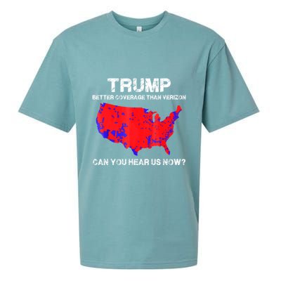Trump Better Coverage Than Verizon Can You Hear Us Now Sueded Cloud Jersey T-Shirt