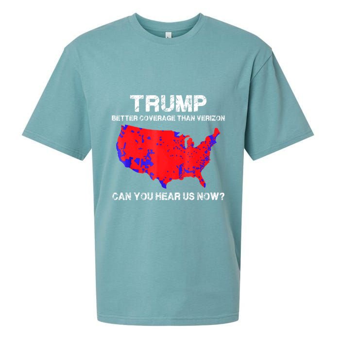 Trump Better Coverage Than Verizon Can You Hear Us Now Sueded Cloud Jersey T-Shirt