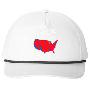 Trump Better Coverage Than 5g Can You Hear Us Know Funny Election Map Snapback Five-Panel Rope Hat