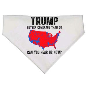 Trump Better Coverage Than 5g Can You Hear Us Know Funny Election Map USA-Made Doggie Bandana