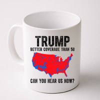 Trump Better Coverage Than 5g Can You Hear Us Know Funny Election Map Mug