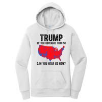 Trump Better Coverage Than 5g Can You Hear Us Know Funny Election Map Women's Pullover Hoodie