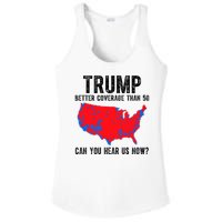 Trump Better Coverage Than 5g Can You Hear Us Know Funny Election Map Ladies PosiCharge Competitor Racerback Tank