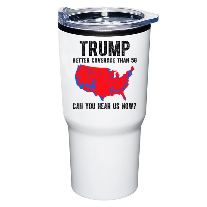 Trump Better Coverage Than 5g Can You Hear Us Know Funny Election Map Tumbler