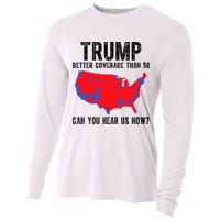 Trump Better Coverage Than 5g Can You Hear Us Know Funny Election Map Cooling Performance Long Sleeve Crew